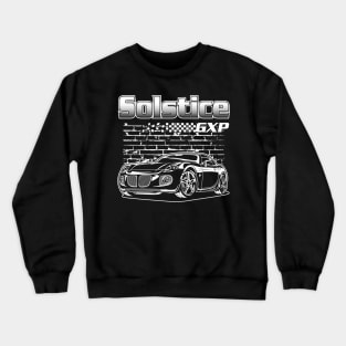 Solstice GXP- White Print Crewneck Sweatshirt